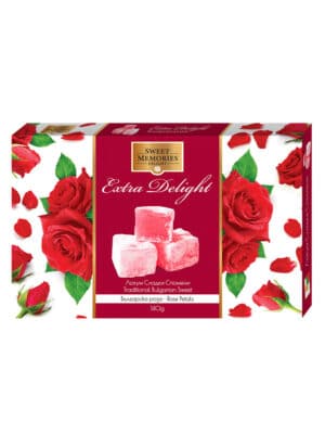 Lokum cu Ulei de Trandafir Extra Delight 140g Roșu