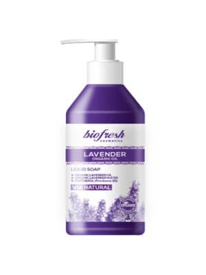 Săpun Lichid cu Ulei Organic de Lavandă, 300ml