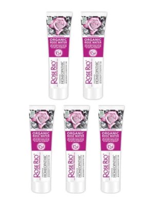 Set paste de dinți cu apă de trandafiri Rose Rio – 5 bucăți